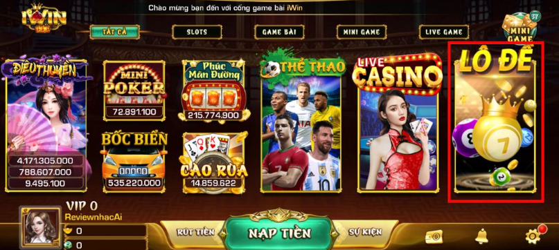 Chơi iwin club lô đề – Nhận thưởng 100% lên đến 2,000,000 VND